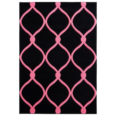 United Weavers Of America 2 ft. 7 in. x 4 ft. 2 in. Bristol Rodanthe Pink Rectangle Rug 2050 11586 35C